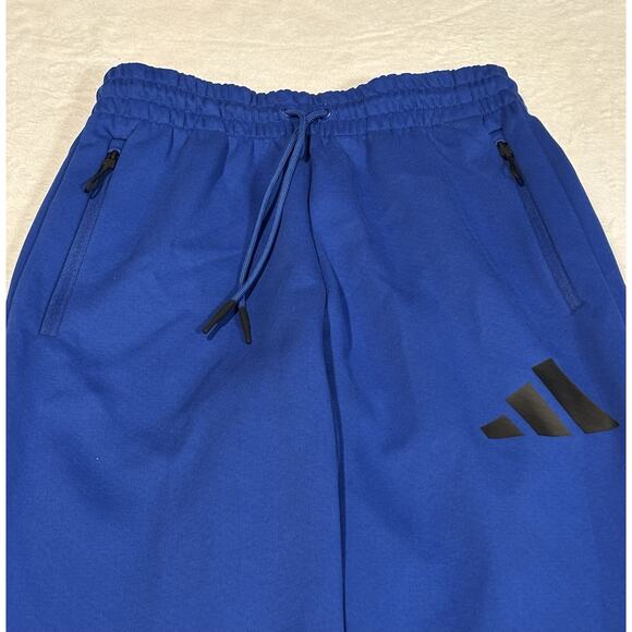 Adidas Men's Z.N.E. Size Small Blue Joggers with Black Accents New With Tags - Picture 2 of 5